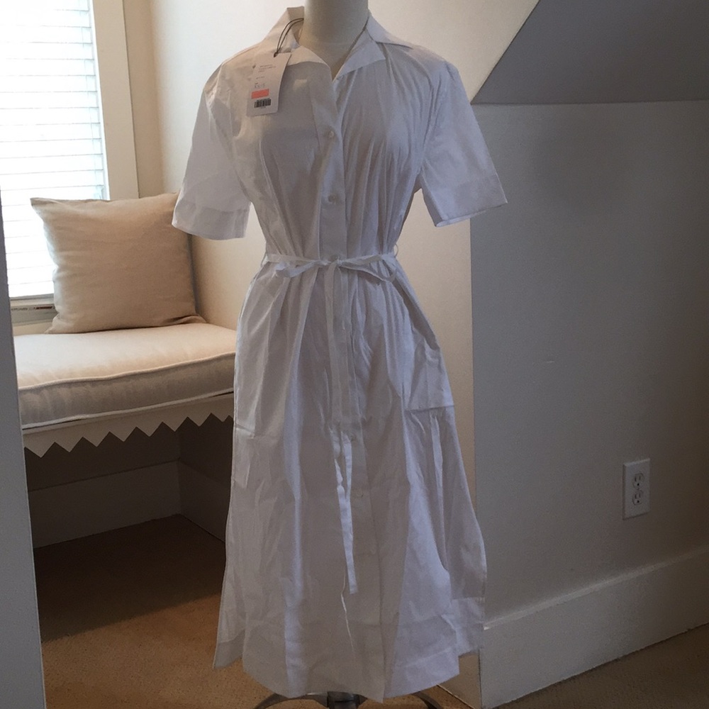 White Kit and Ace Shirtdress. Size XS/S.